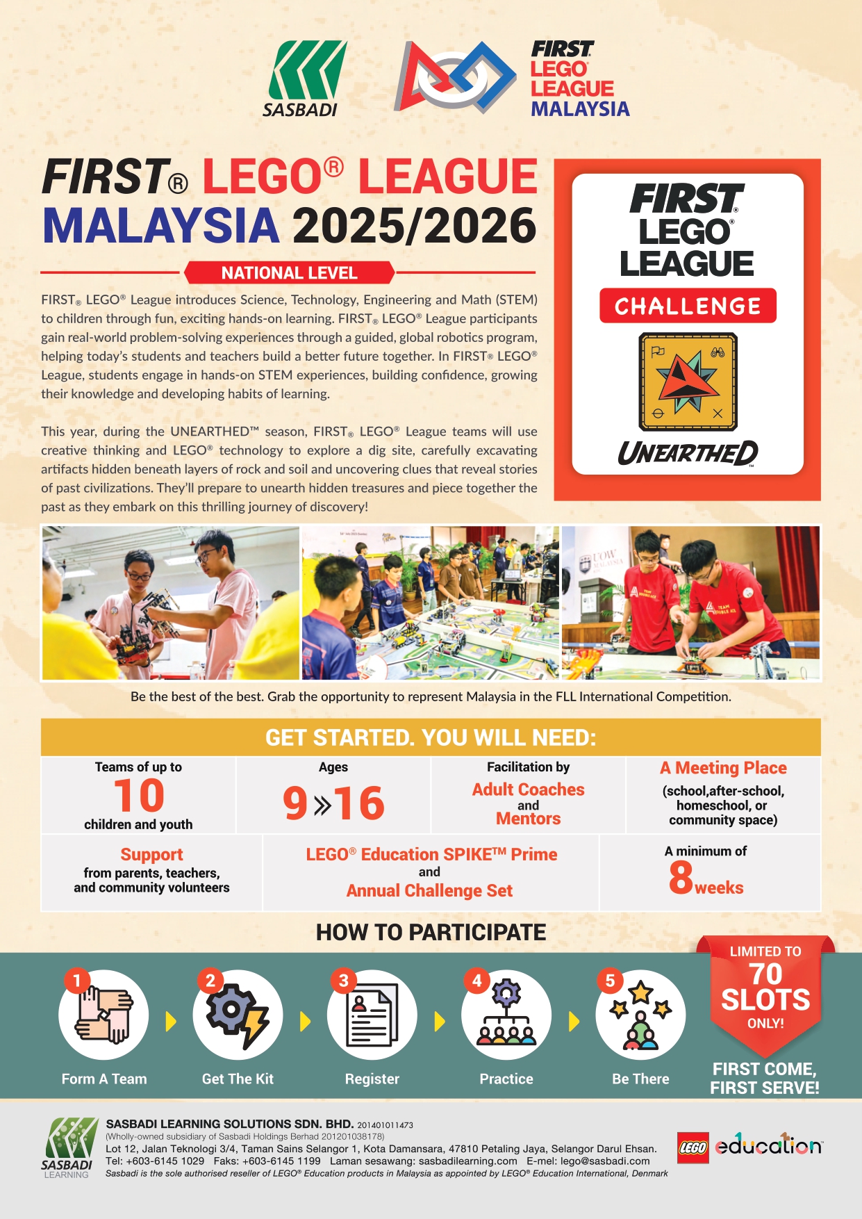FLL Challenge 2026 Registration Form